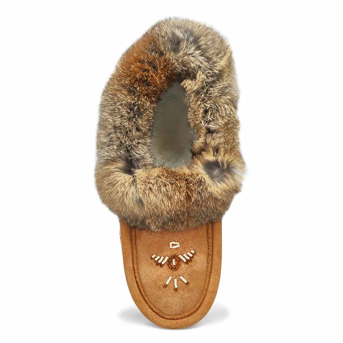 Rabbit store fur moccasins